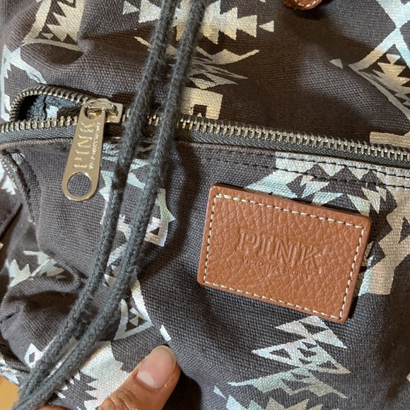 PINK Tribal/Aztec Print Backpack - Picture 3 of 8